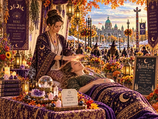 Botanical and apothecary goods at WitchFest