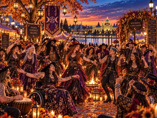 Witch Dance at WitchFest