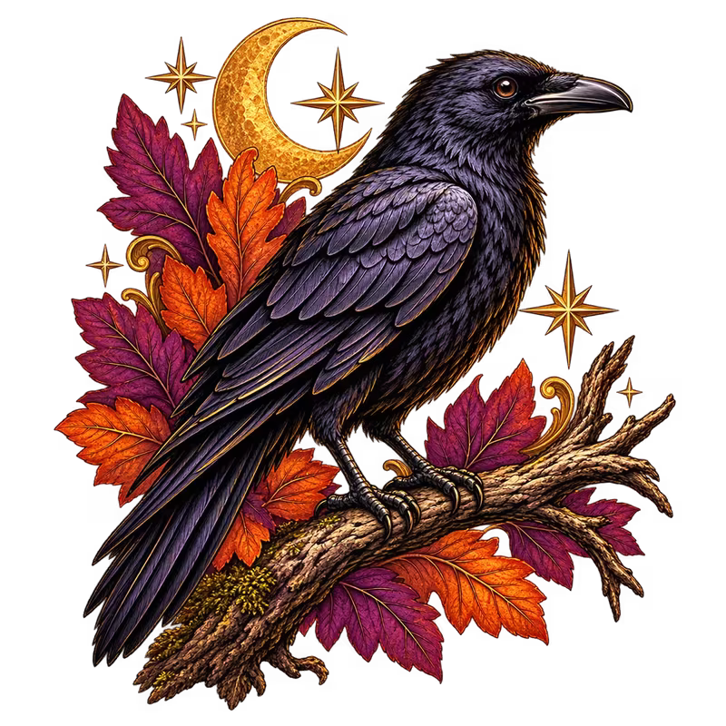 Raven illustration
